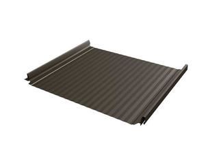 Фальцевая кровля Кликфальц Pro Gofr Grand Line 0,5 GreenCoat Pural BT RR 32 Темно-Коричневый