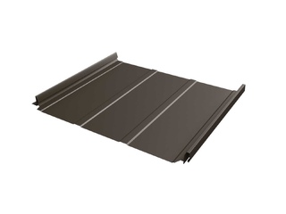 Фальцевая кровля Кликфальц Pro Line Grand Line 0,45 Drap ST RR 32 Темно-Коричневый 0 - в «Монолит-Металлопрокат».
