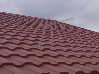Металлочерепица Металл-Профиль Монтекристо-M 0,5 VikingMP® E RR 32 Темно-коричневый 4 - в «Монолит-Металлопрокат».