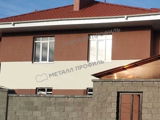 Металлочерепица Металл-Профиль Трамонтана-SL 0,5 PURETAN® RR 32 Темно-коричневый 2 - в «Монолит-Металлопрокат».