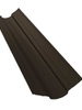 Планка ендовы верхней фигурной 70x70 0,5 GreenCoat Pural BT RR 32 темно-коричневый (RAL 8019 серо-коричневый) - в «Монолит-Металлопрокат».