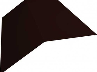 Планка конька плоского 190х190 0,5 Satin Мatt RR 32 темно-коричневый 0 - в «Монолит-Металлопрокат».
