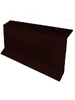 Планка примыкание в штробу 60 Grand Line 0,5 GreenCoat Pural BT, matt RR 32 темно-коричневый (RAL 8019 серо-коричневый) - в «Монолит-Металлопрокат».