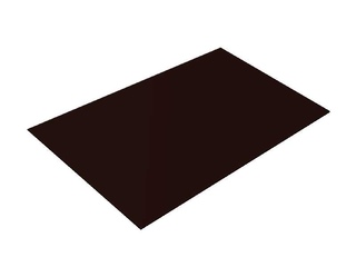 Плоский лист 0,5 GreenCoat Pural BT с пленкой RR 32 темно-коричневый (RAL 8019 серо-коричневый) 0 - в «Монолит-Металлопрокат».
