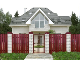 Штакетник Круглый Grand Line 0,45 Полиэстер - double RR 32 Темно-Коричневый | 2.0 м 1 - в «Монолит-Металлопрокат».