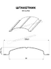 Штакетник Металл Профиль ELLIPSE-T 0,5 VikingMP® E RR 32 Темно-коричневый - в «Монолит-Металлопрокат».