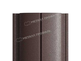 Штакетник Металл Профиль ELLIPSE-T 0,5 VikingMP® E RR 32 Темно-коричневый